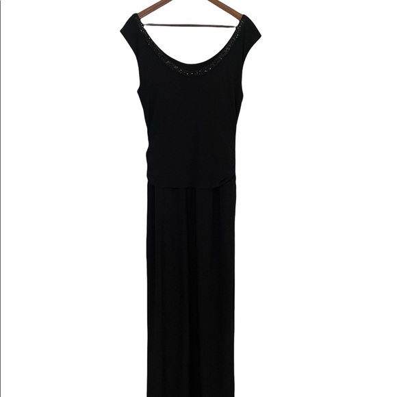 Lauren Ralph Lauren Evening Beaded Neck Plus Size Gown - Picture 1 of 14